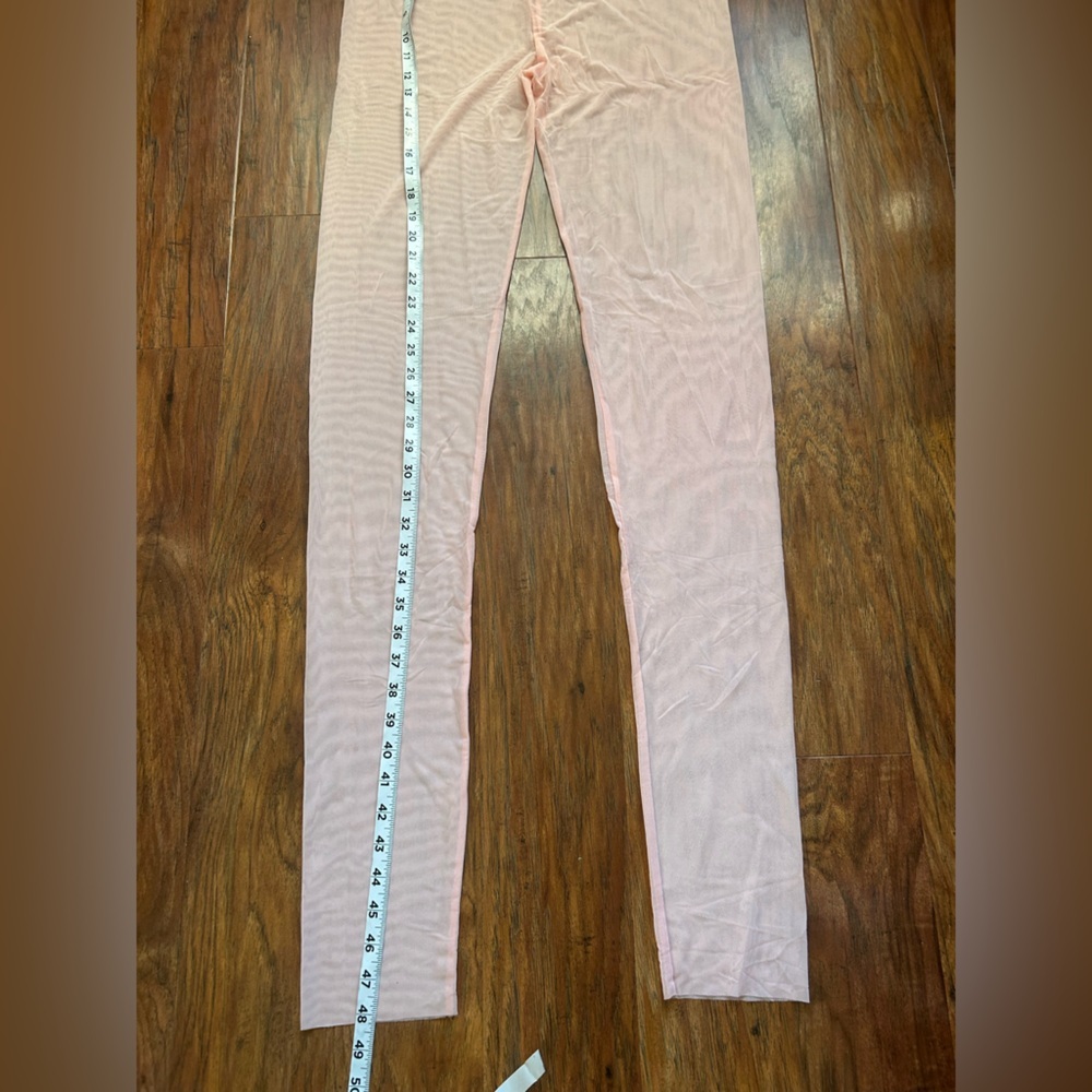 Free People Sheer Mesh Leggings Intimately Free Pink Size XL NWT Festival - Picture 10 of 11